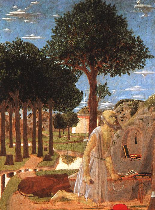 The Penance of St.Jerome, Piero della Francesca
